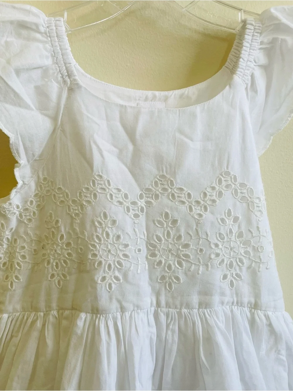 Baby Gap White Eyelet Sundress  Sz 5